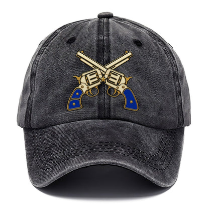 Enamel Crossed Steel We Don't Dial 911 Classic Cap – Graphite