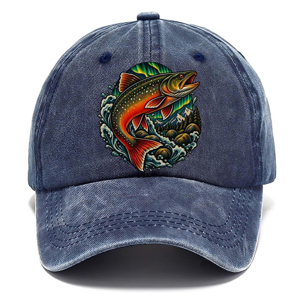 Arctic Char Glow Fishing Club Classic Cap – Twilight Navy