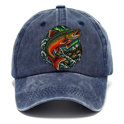 Arctic Char Glow Fishing Club Classic Cap – Twilight Navy