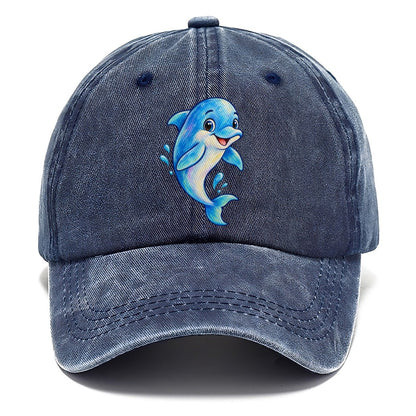 Dolphin Friendly Leap Sea Sprite Classic Cap – Twilight Navy