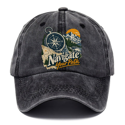 Navigate Your Path Compass Classic Cap – Graphite