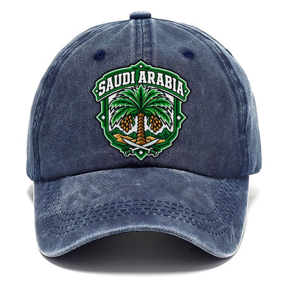 Saudi Arabia Retro Badge Country Logos Classic Cap – Twilight Navy