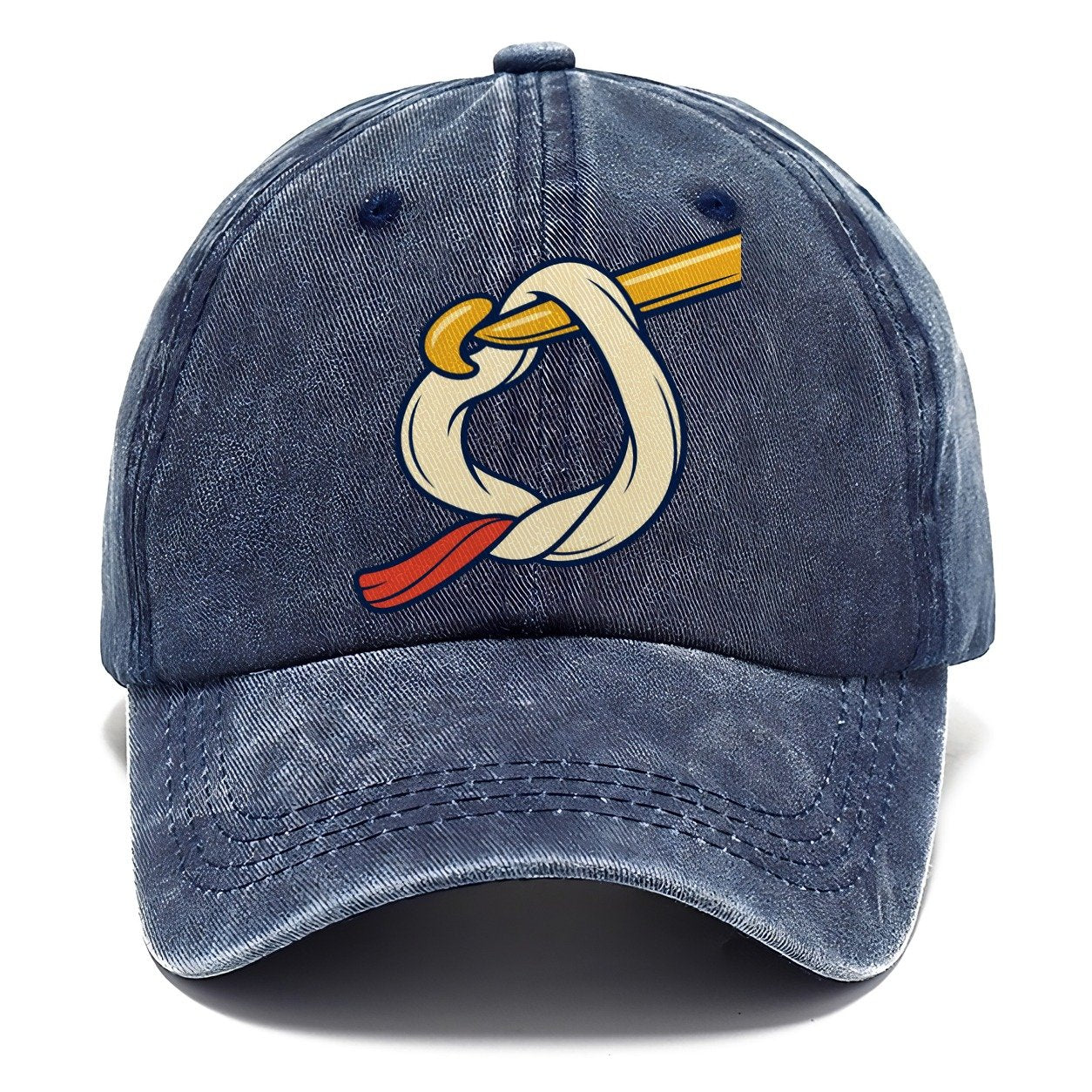 Working Loop Close Up Yarn Crafts Classic Cap – Twilight Navy