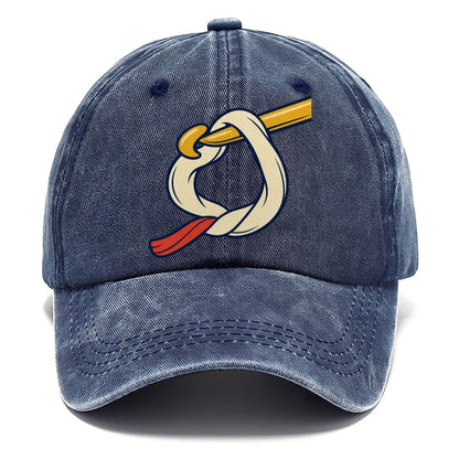 Working Loop Close Up Yarn Crafts Classic Cap – Twilight Navy