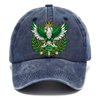 Nigeria Heraldic Crest Country Logos Classic Cap – Twilight Navy