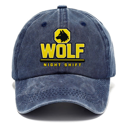 Wolf Night Shift Heavy Duty Classic Cap – Twilight Navy
