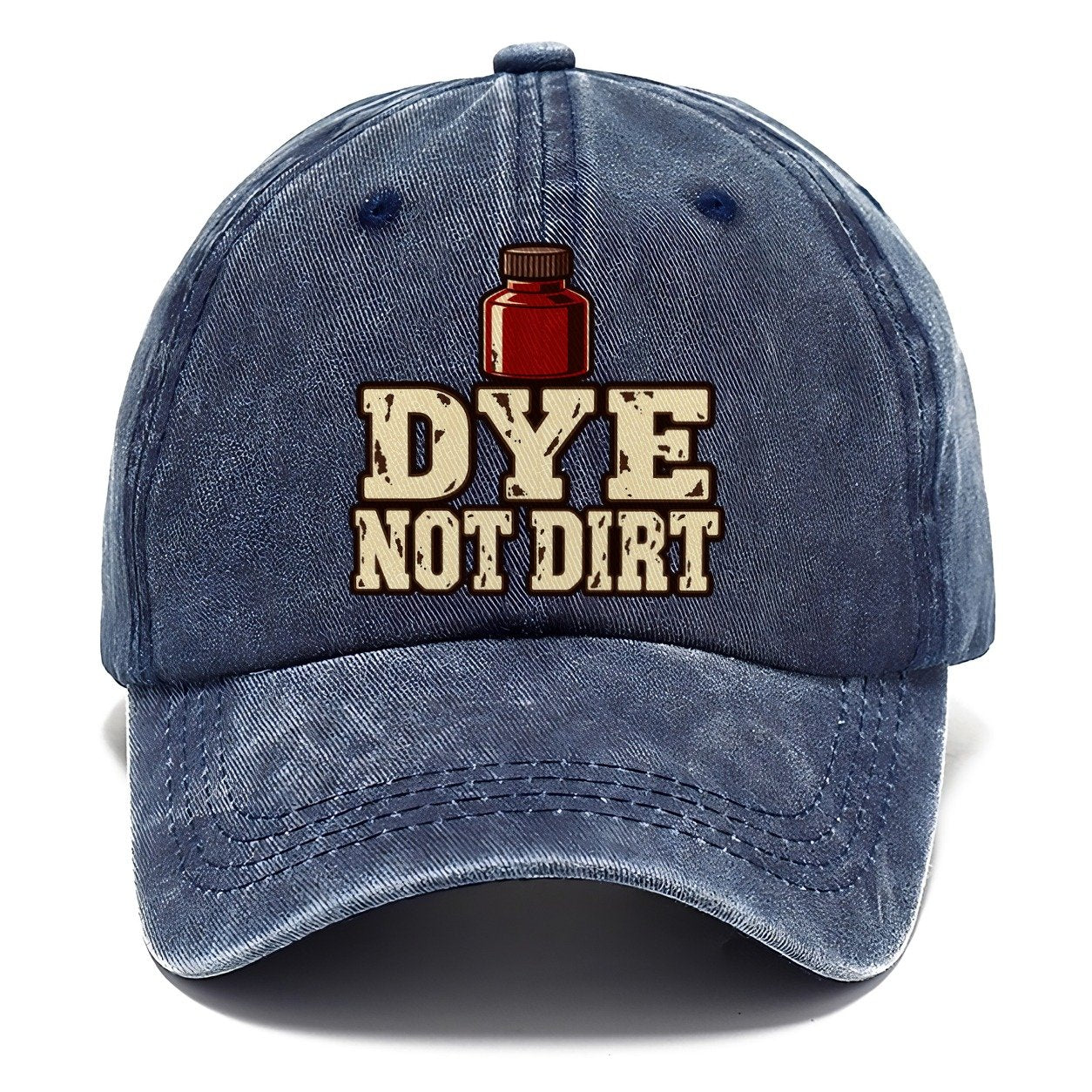 Dye Not Dirt Leathercraft Classic Cap – Twilight Navy