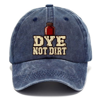 Dye Not Dirt Leathercraft Classic Cap – Twilight Navy