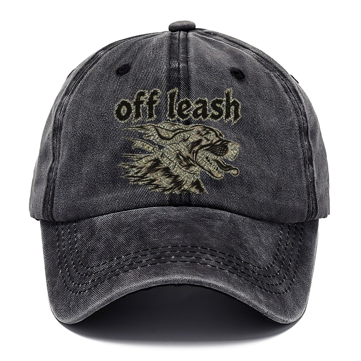 A Sprinting Hound S Head And Shoulders In Profile Bark For Me Classic Cap – Graphite