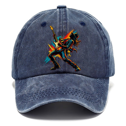 Electric Guitar Icon Music Instruments Classic Cap – Twilight Navy
