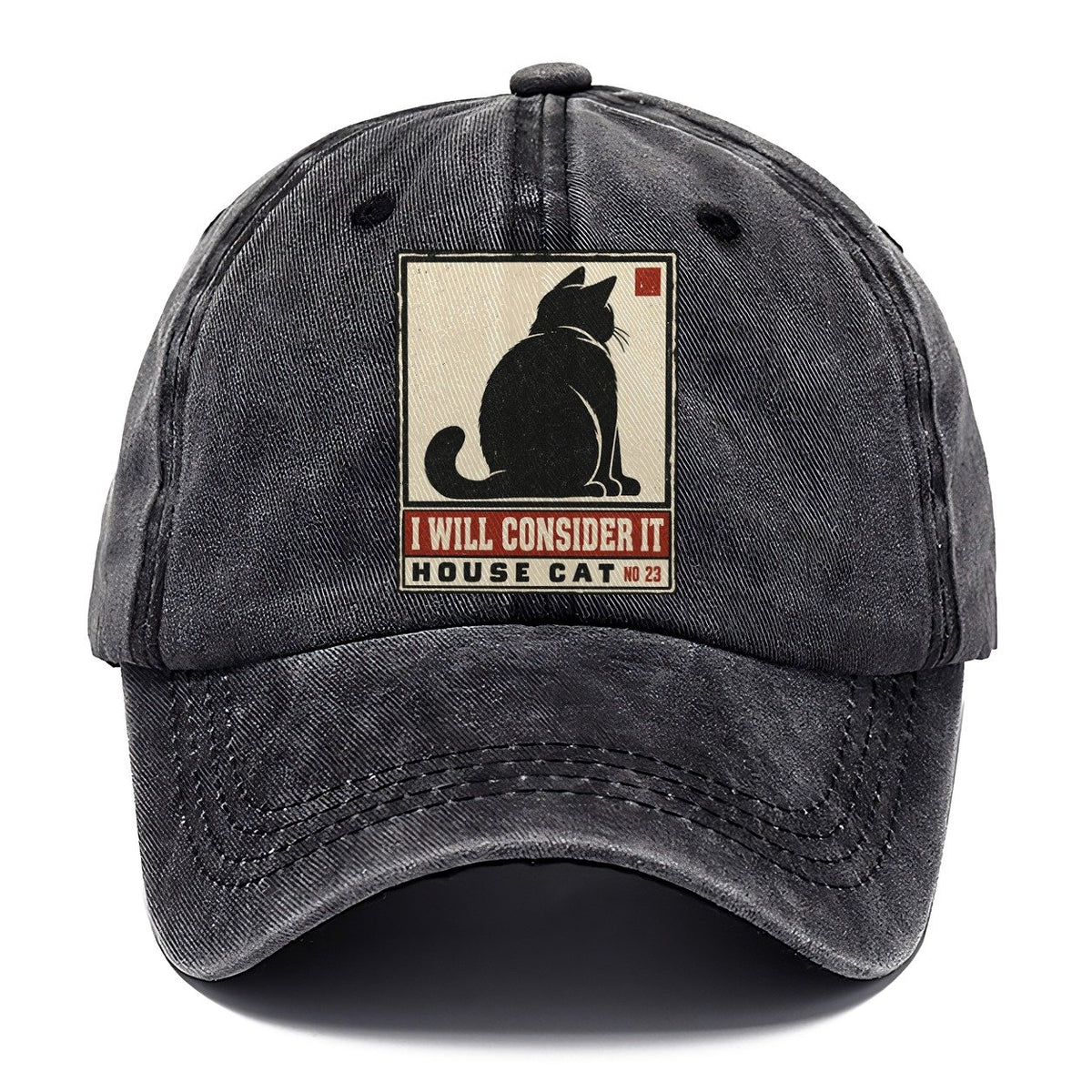 I Will Consider It Neko Says No Classic Cap – Graphite