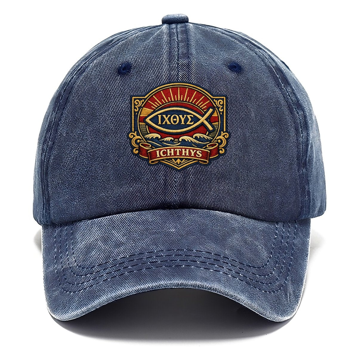 Ichthys Fish Classic Cap – Twilight Navy