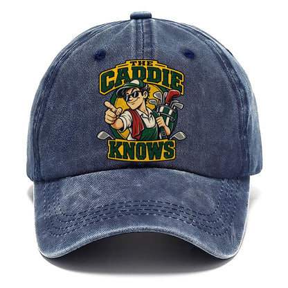 The Caddie Knows Golf Life Classic Cap – Twilight Navy