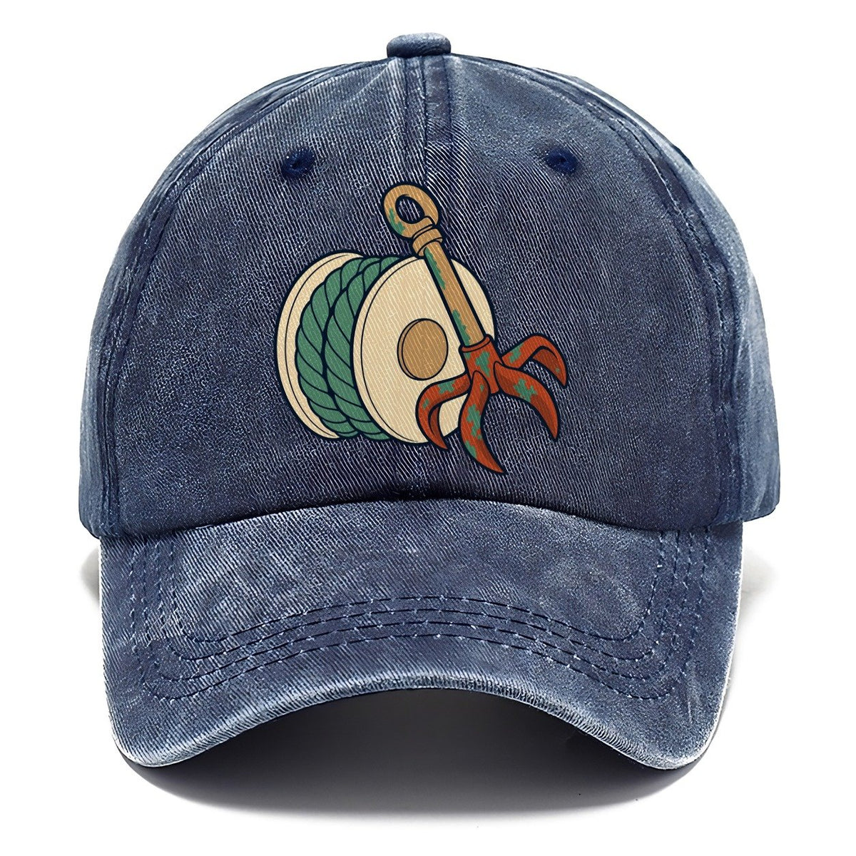 Grapple And Line Spool Treasure Hunting Classic Cap – Twilight Navy