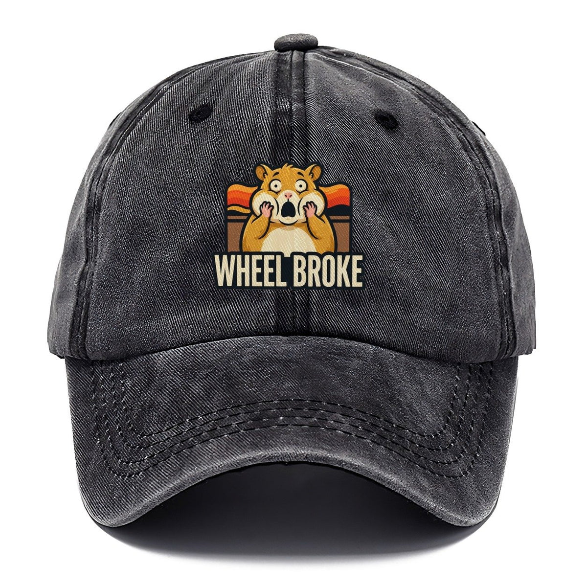 Hamster Scream Wheel Broke Scream Classic Cap – Graphite