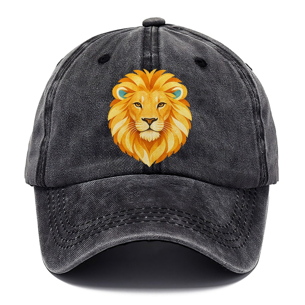 Golden Lion Head Classic Cap – Graphite