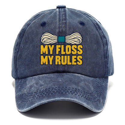 My Floss My Rules Classic Cap – Twilight Navy