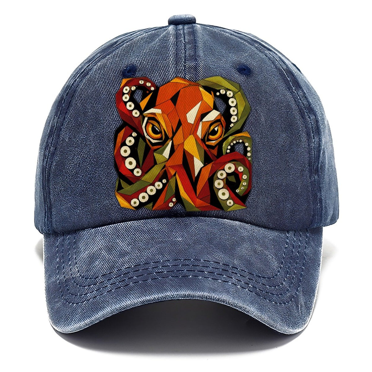 Octopus Face Tentacles Classic Cap – Twilight Navy