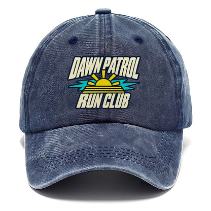 Dawn Patrol Run Club 90S Running Clubs Classic Cap – Twilight Navy
