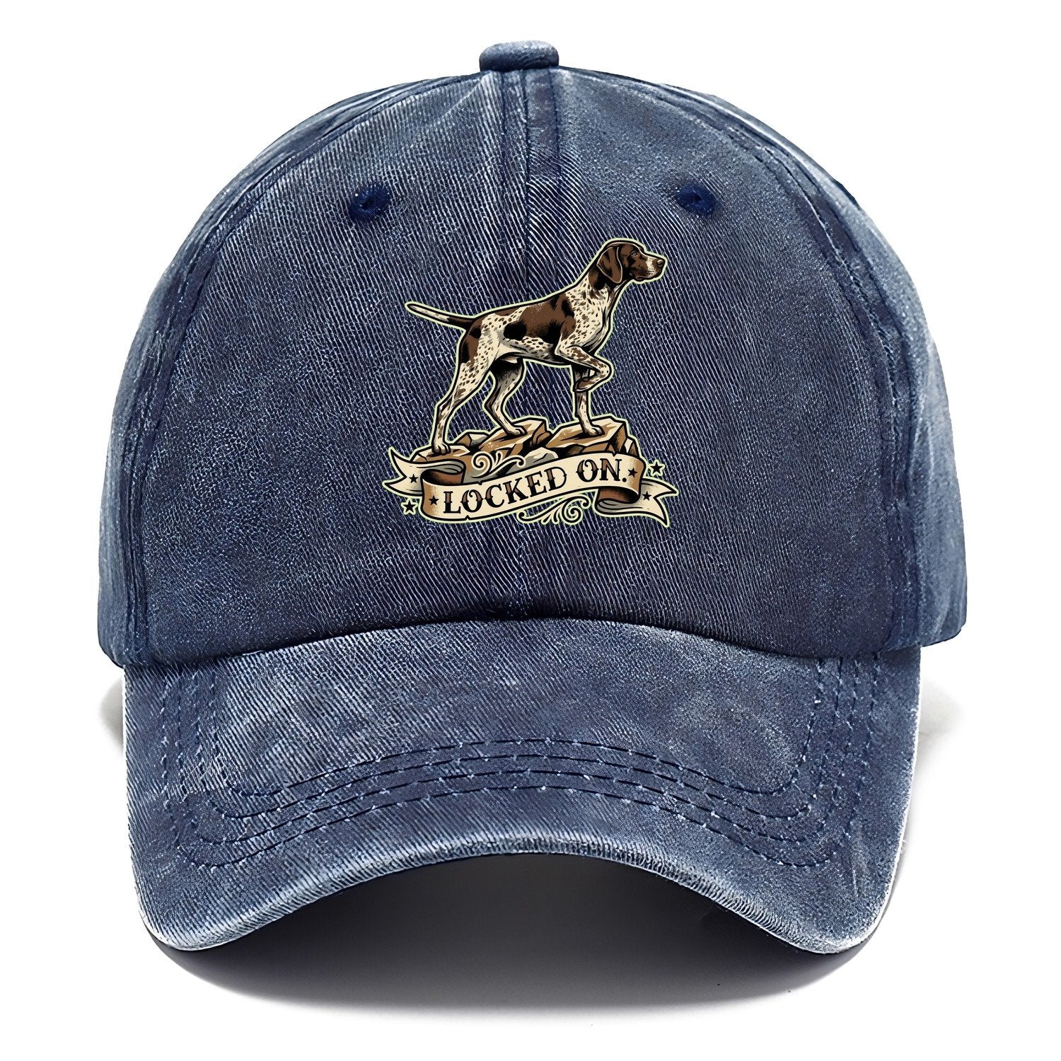 Locked On Dog Classic Cap – Twilight Navy