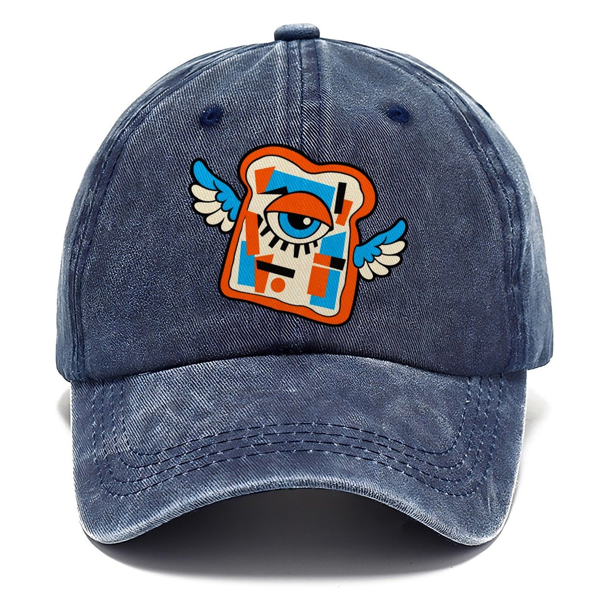 Toast With Wings Crazy Styles Classic Cap – Twilight Navy