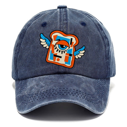 Toast With Wings Crazy Styles Classic Cap – Twilight Navy