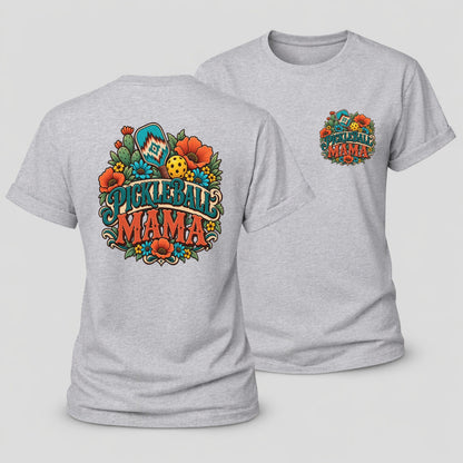Pickleball Mama Pickleball Life Women's Cotton T-Shirt – Sport Grey