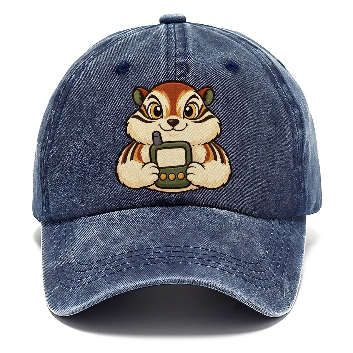 Chipmunk With A Locator Geocaching Classic Cap – Twilight Navy