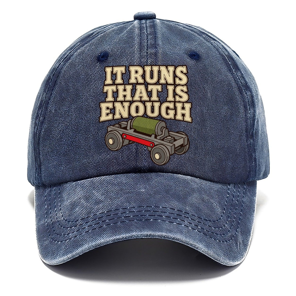 It Runs That Is Enough Model Railways Classic Cap – Twilight Navy