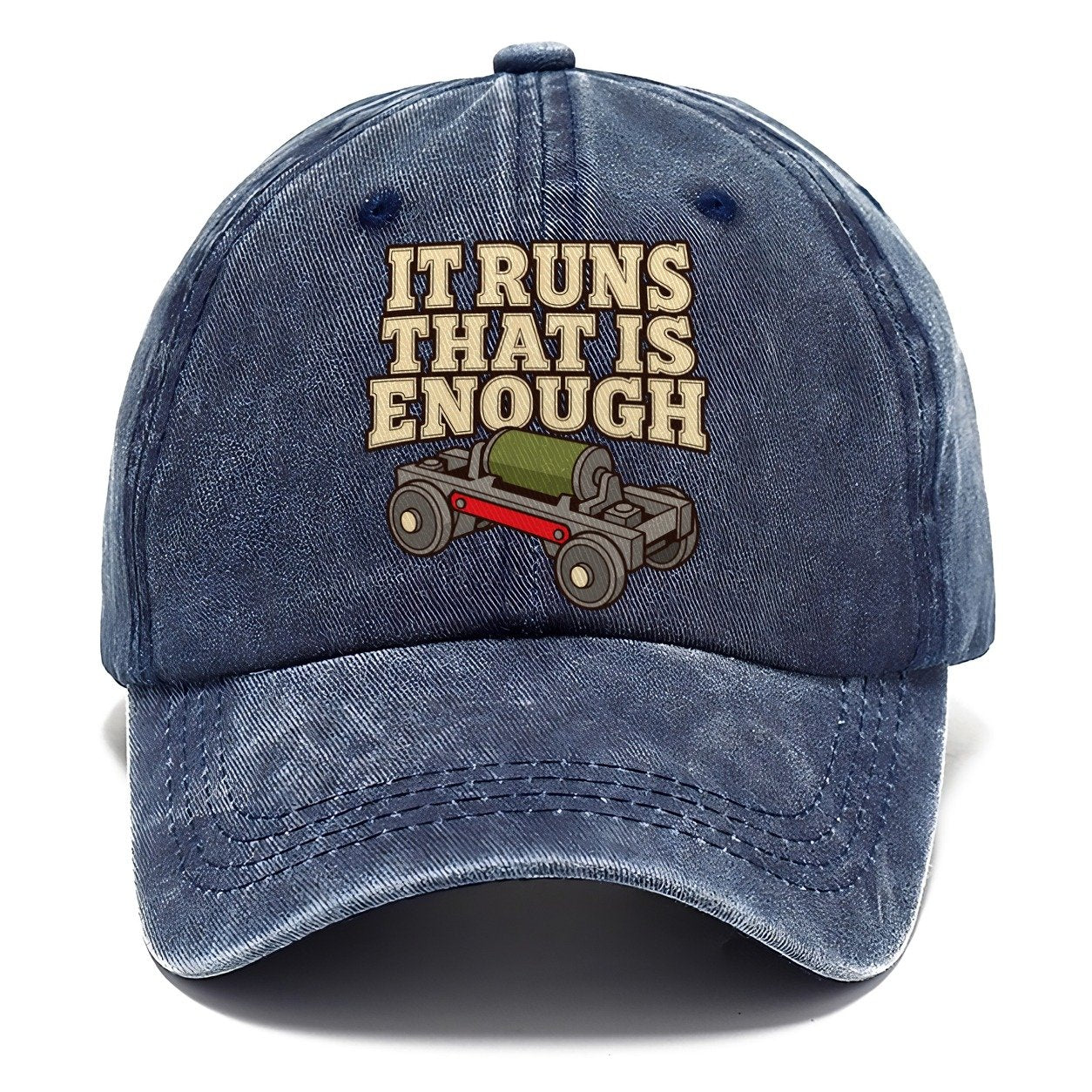 It Runs That Is Enough Model Railways Classic Cap – Twilight Navy