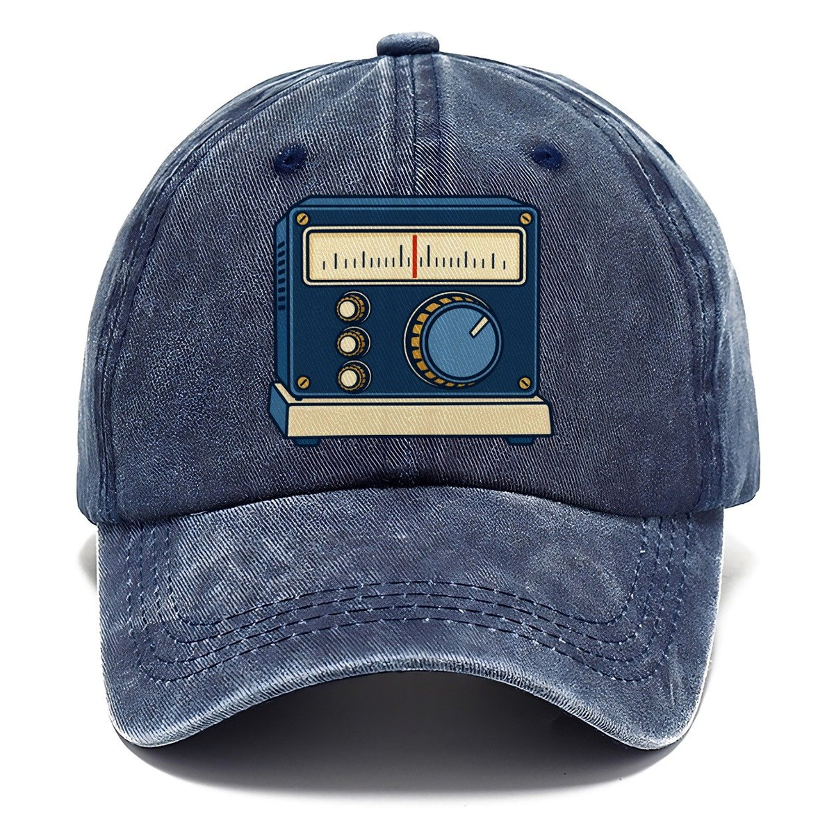 Transceiver Front Panel Amateur Radio Classic Cap – Twilight Navy