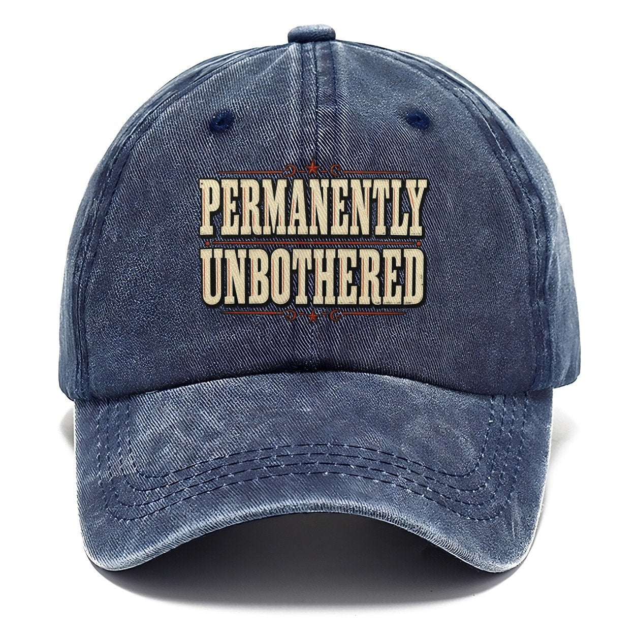 Permanently Unbothered American Wit Classic Cap – Twilight Navy
