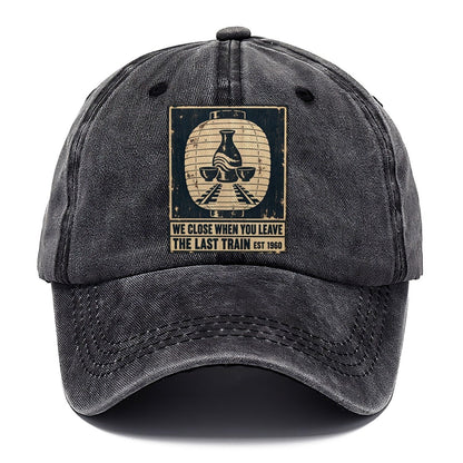 Last Train Bar Izakaya Rules Classic Cap – Graphite