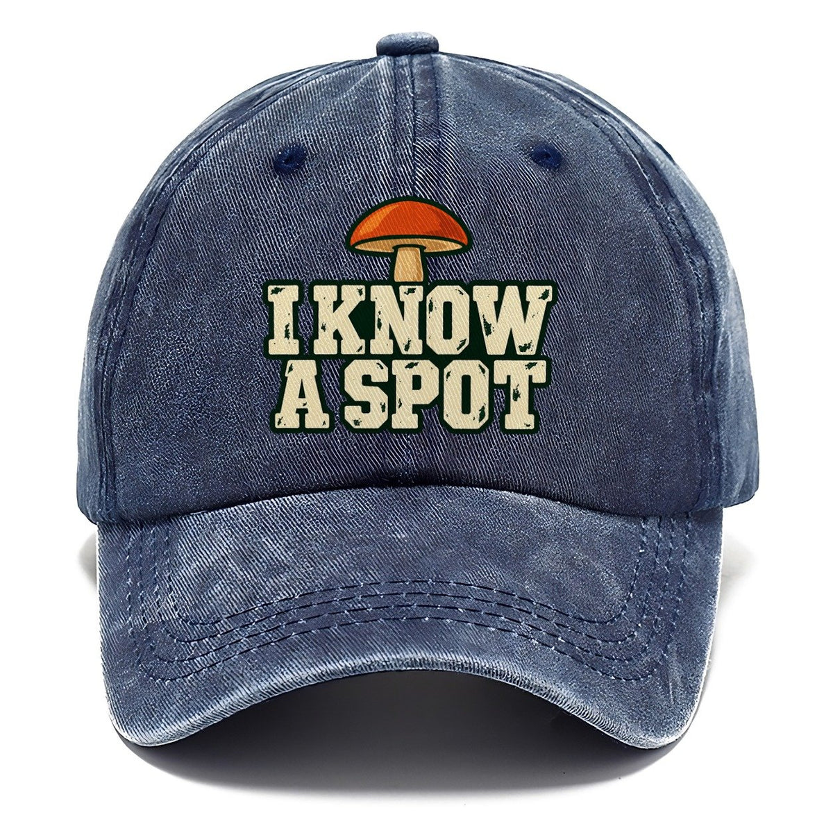 I Know A Spot Foraging And Mycology Classic Cap – Twilight Navy