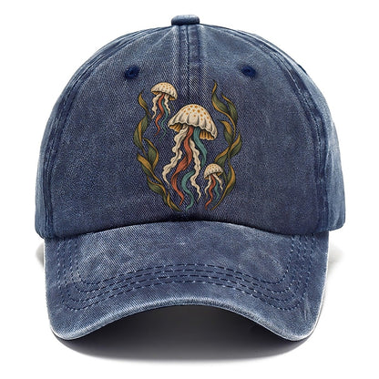 Jellyfish Kelp Lanterns Gentle Wild Classic Cap – Twilight Navy