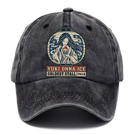 Yuki Onna Ice Yokai Night Market Classic Cap – Graphite