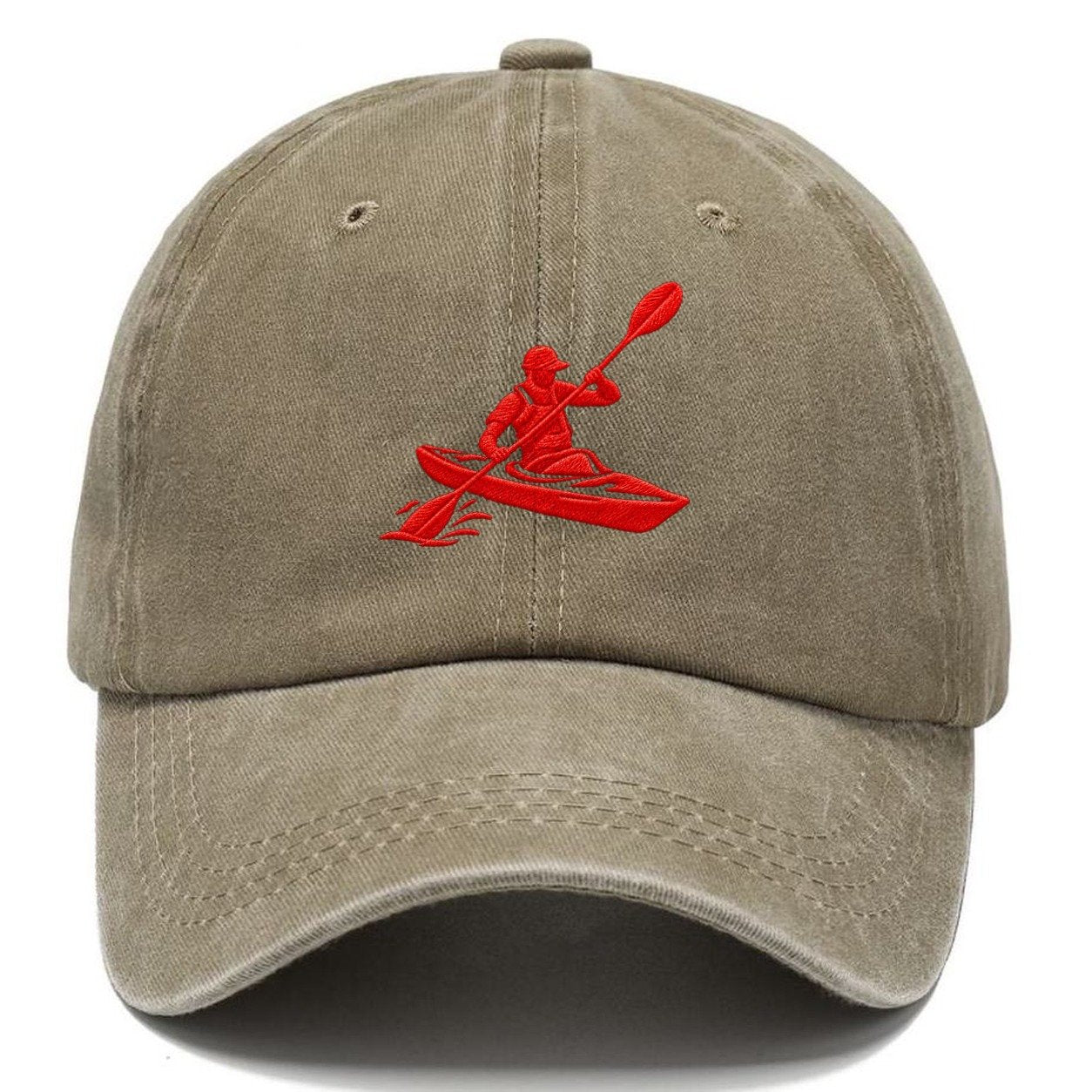 Kayaker Forward Stroke Micro Motion Mark Classic Cap – Warm Sand