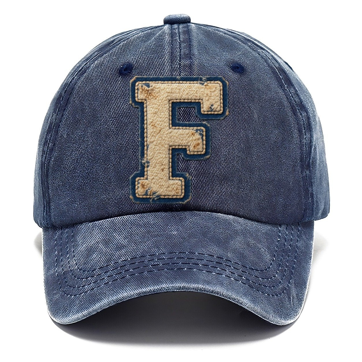Varsity Chenille F Monogram Classic Cap – Twilight Navy