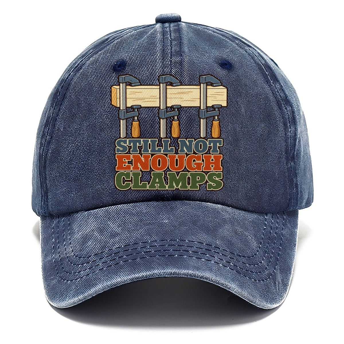 Still Not Enough Clamps Woodworking Classic Cap – Twilight Navy