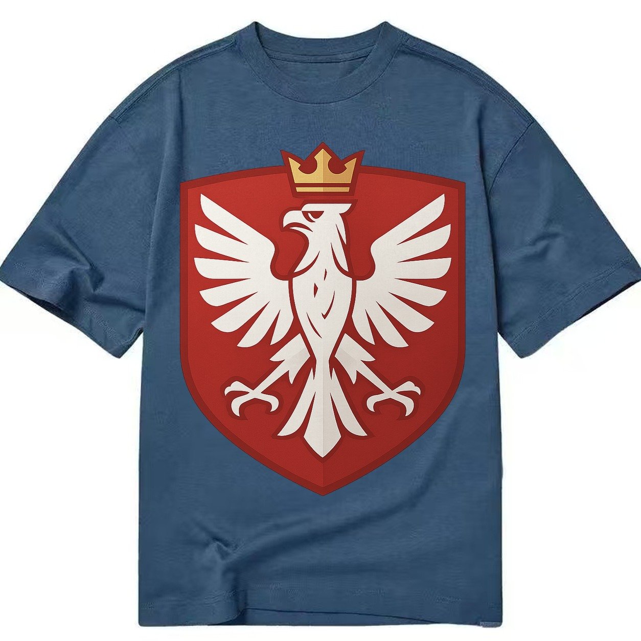 Poland White Eagle Classic T-shirt – Twilight Navy