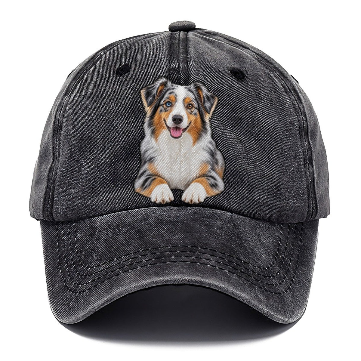 Blue Merle Mini Aussie Classic Cap – Graphite