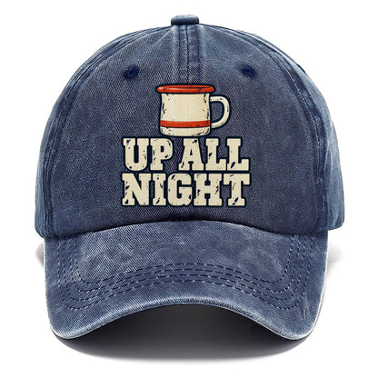 Up All Night Astronomy And Stargazing Classic Cap – Twilight Navy