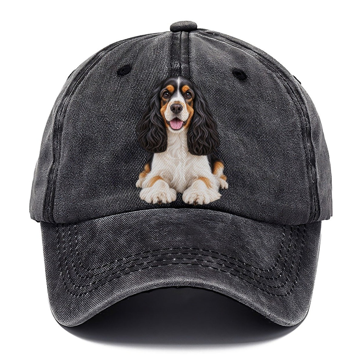 Tri Color Cocker Spaniel Classic Cap – Graphite