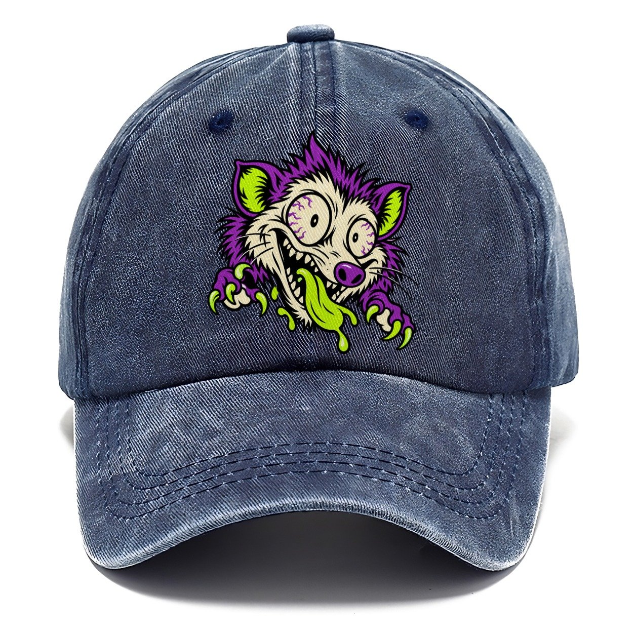 Wild Eyed Possum Crazy Styles Classic Cap – Twilight Navy