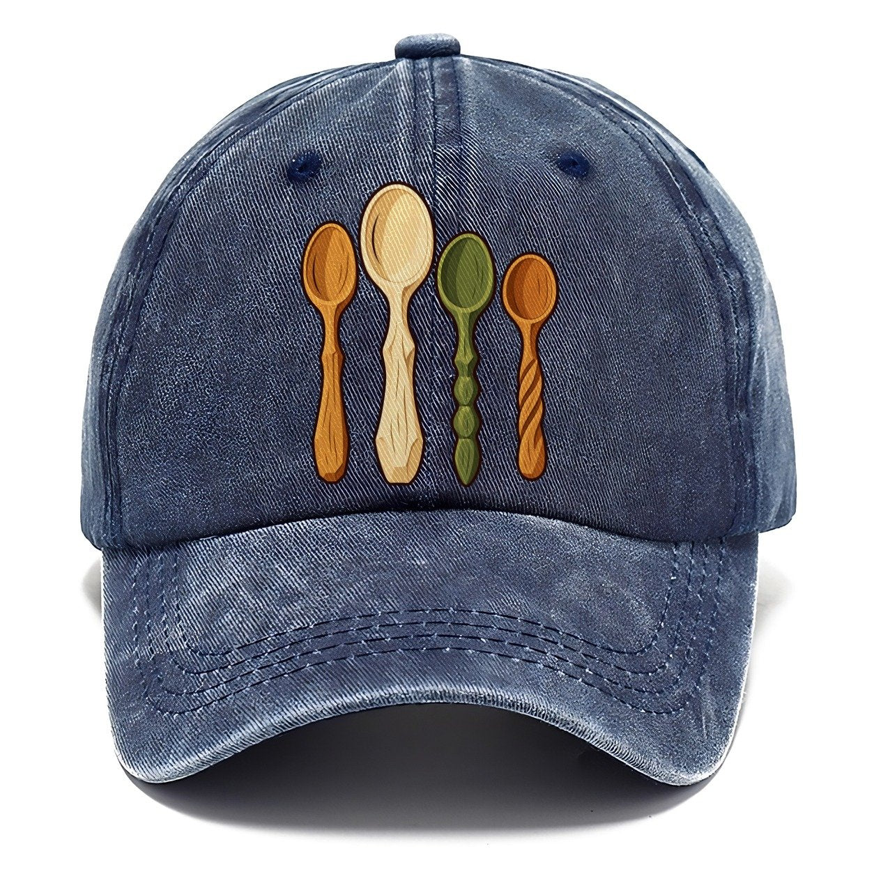 Carved Spoon Collection Woodworking Classic Cap – Twilight Navy