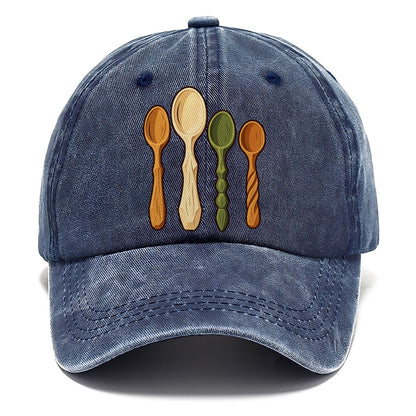 Carved Spoon Collection Woodworking Classic Cap – Twilight Navy