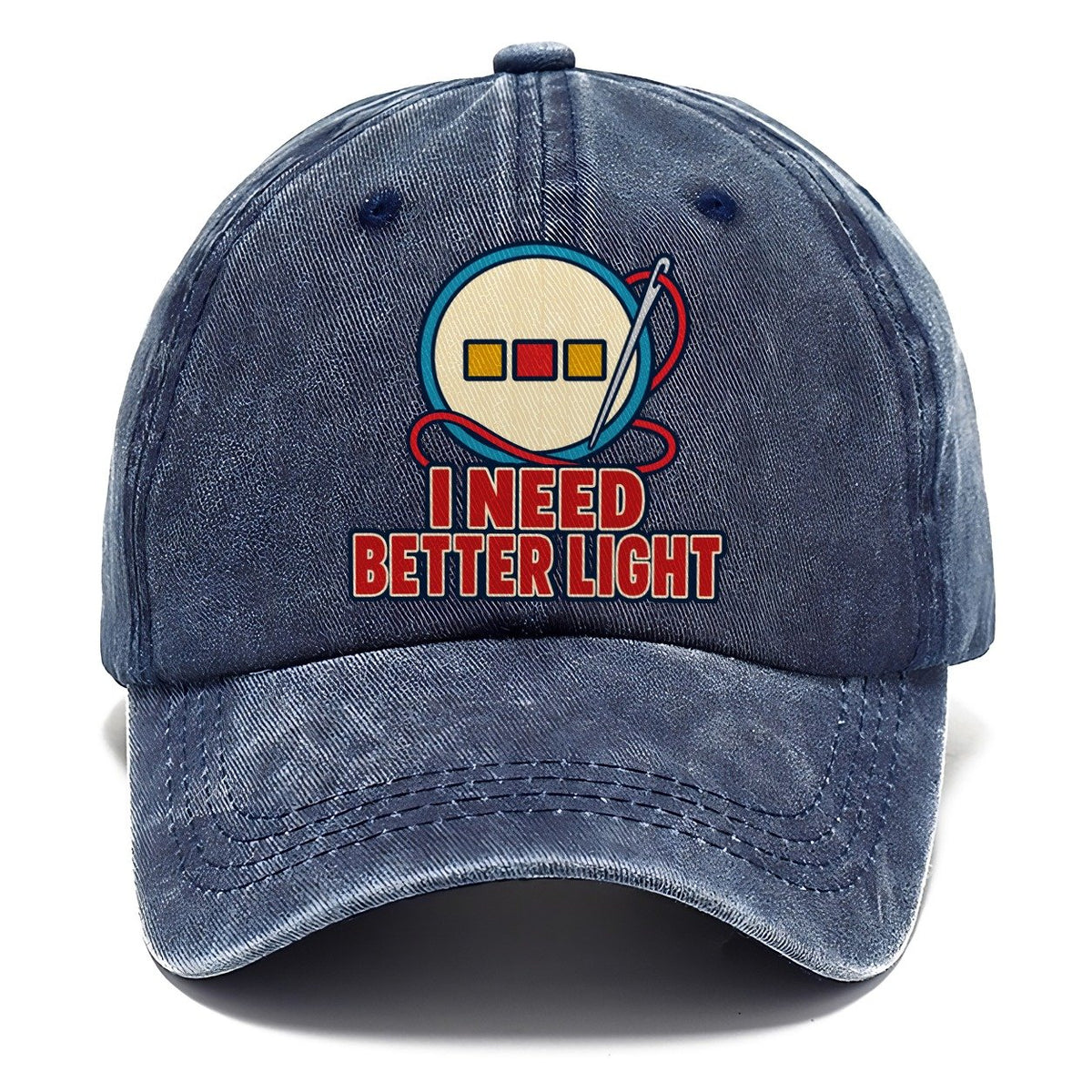 I Need Better Light And Needlework Classic Cap – Twilight Navy