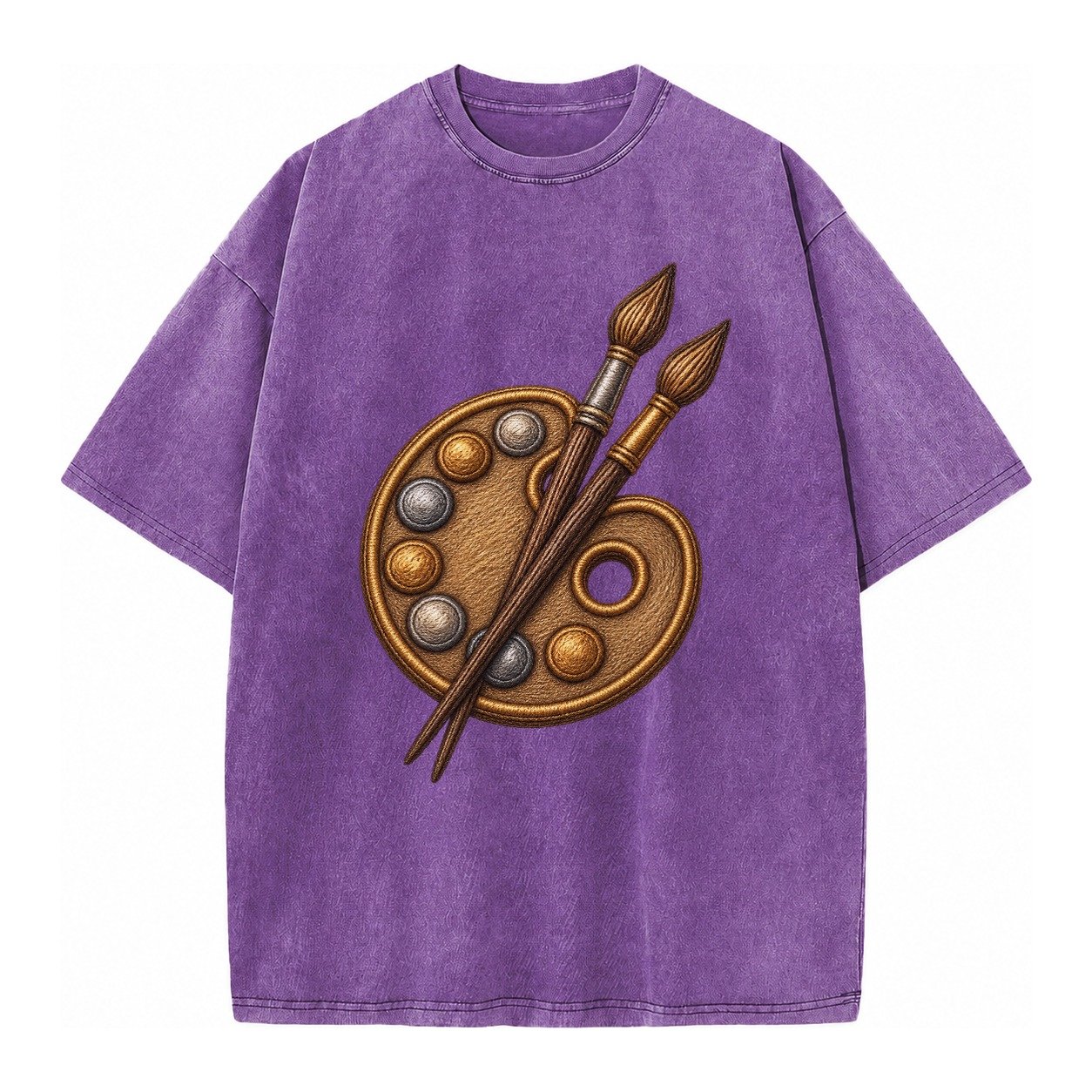Artist Palette Vintage T-shirt – Purple