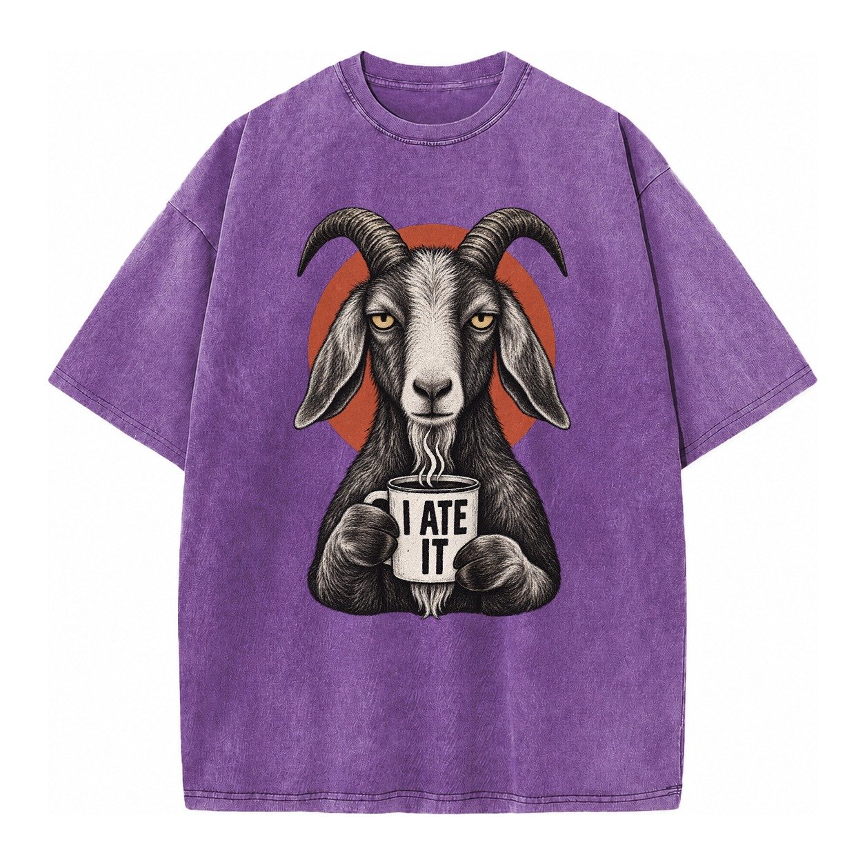 Goat Mug Truths Vintage T-shirt – Purple