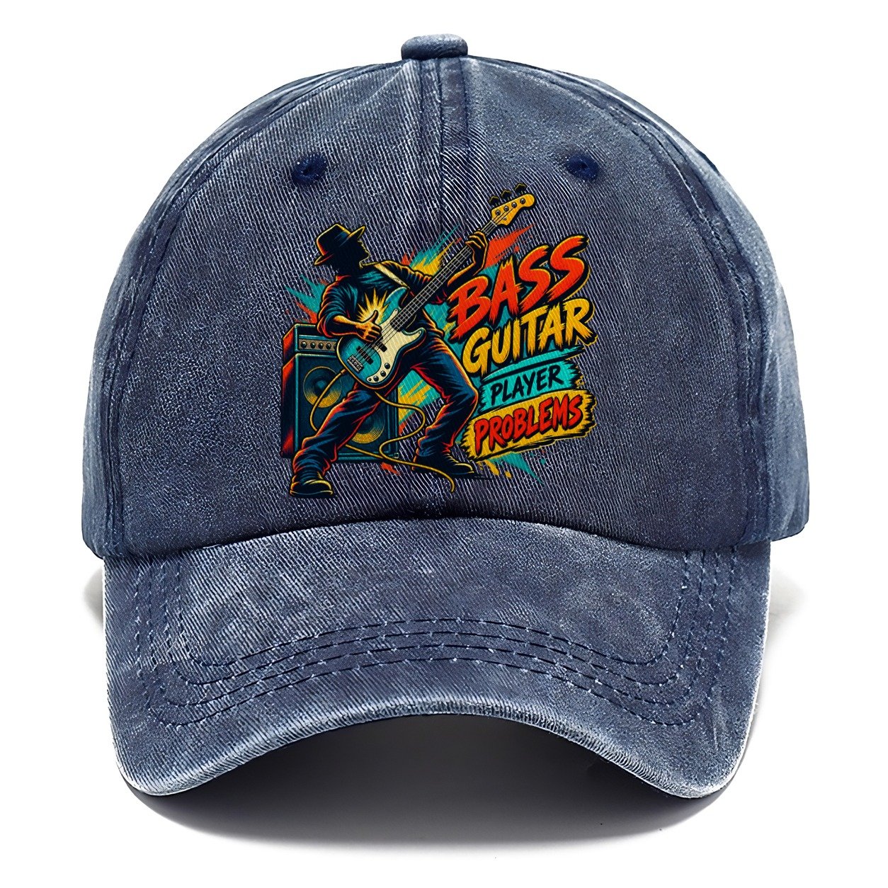 Bass Guitar Player Problems Music Instruments Classic Cap – Twilight Navy
